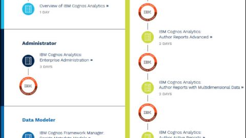 IBM Cognos Analytics v11, v11.0.x, v11.1.x - Role-based Learning Path